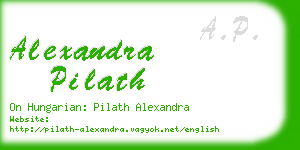 alexandra pilath business card